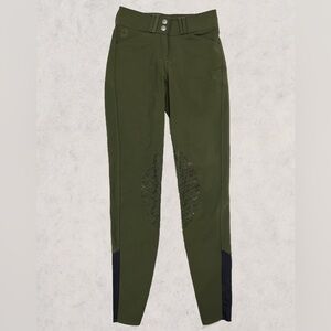 Dover Saddlery Classic Green Breeches- Size 22